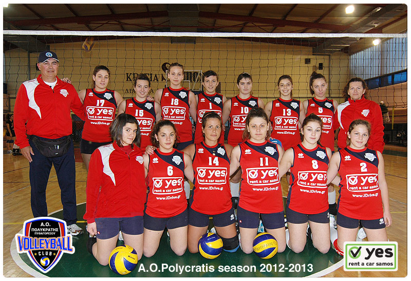yes sponsoring Polycratis volleybal