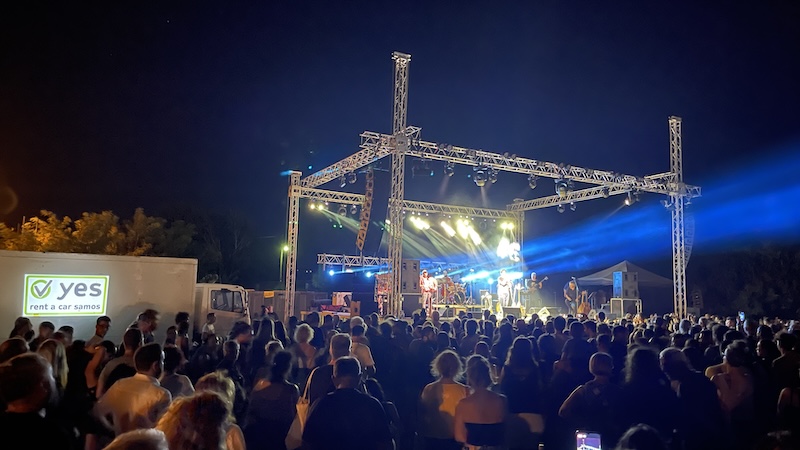 ireon music festival samos sponserd by yes rent a car samos 2